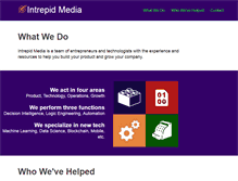Tablet Screenshot of intrepidmedia.com